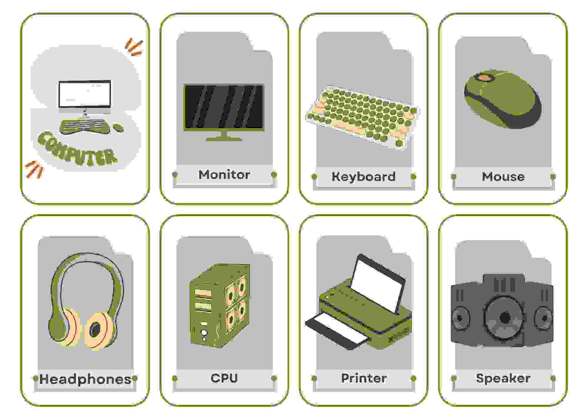 Parts of computer